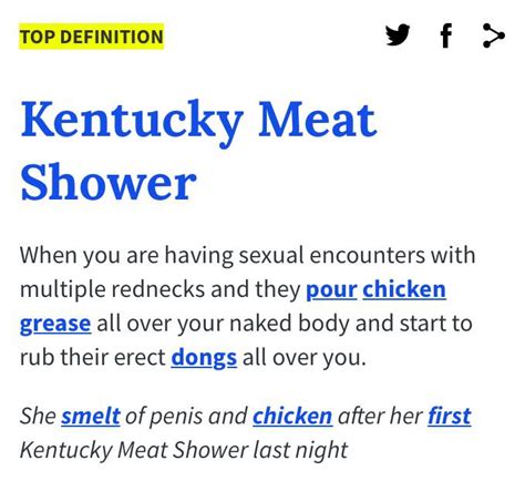 Kentucky meat shower urban. Things To Know About Kentucky meat shower urban. 